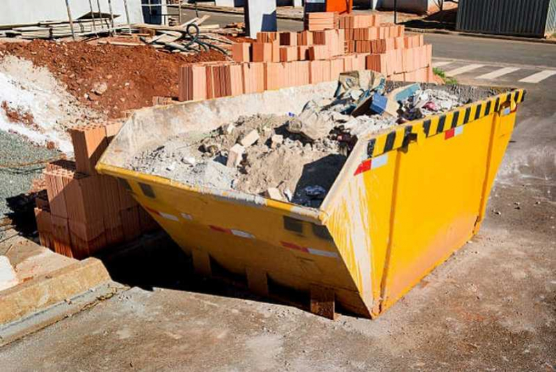 Aluguel de Caçamba para Resíduos de Construção República - Aluguel de Caçamba para Entulho Construção Civil