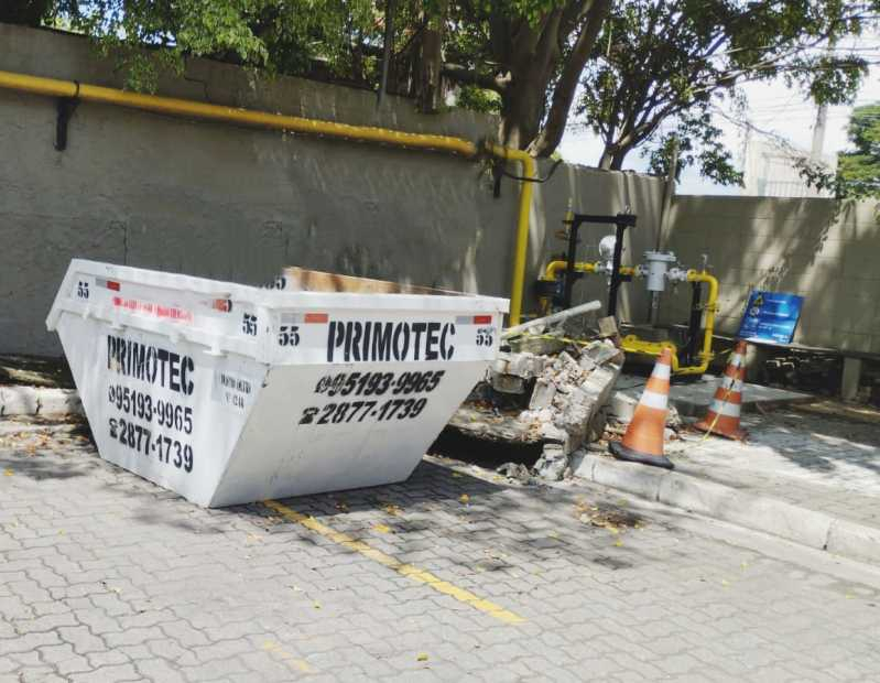 Caçamba de Entulho Pequena Brooklin Paulista - Caçamba de Entulho Pequena