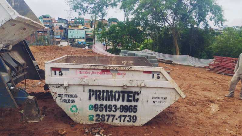 Caçambas de Lixo para Construtoras Indianopolis - Caçamba para Coleta de Lixo